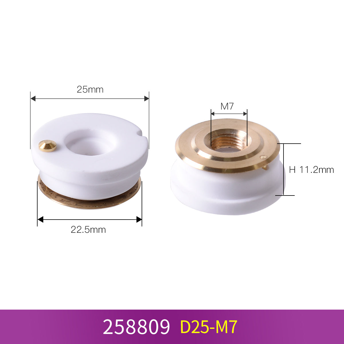 258809 Laser Ceramic Ring Nozzle Holder
