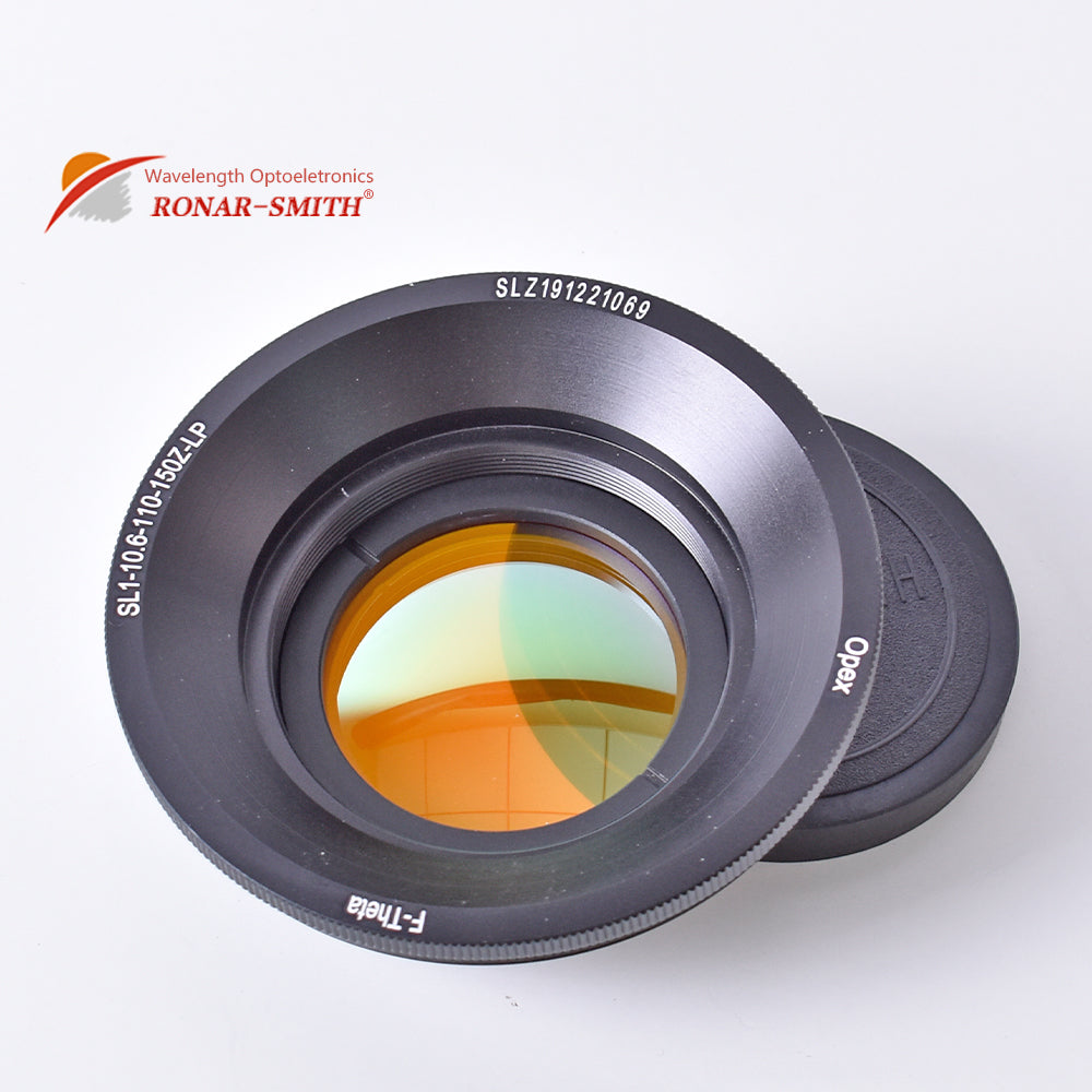 Startnow Лазерна маркираща машина 10.6um F-theta обектив за сканиране на полета 110X110 ZnSe CO2 фокусна леща