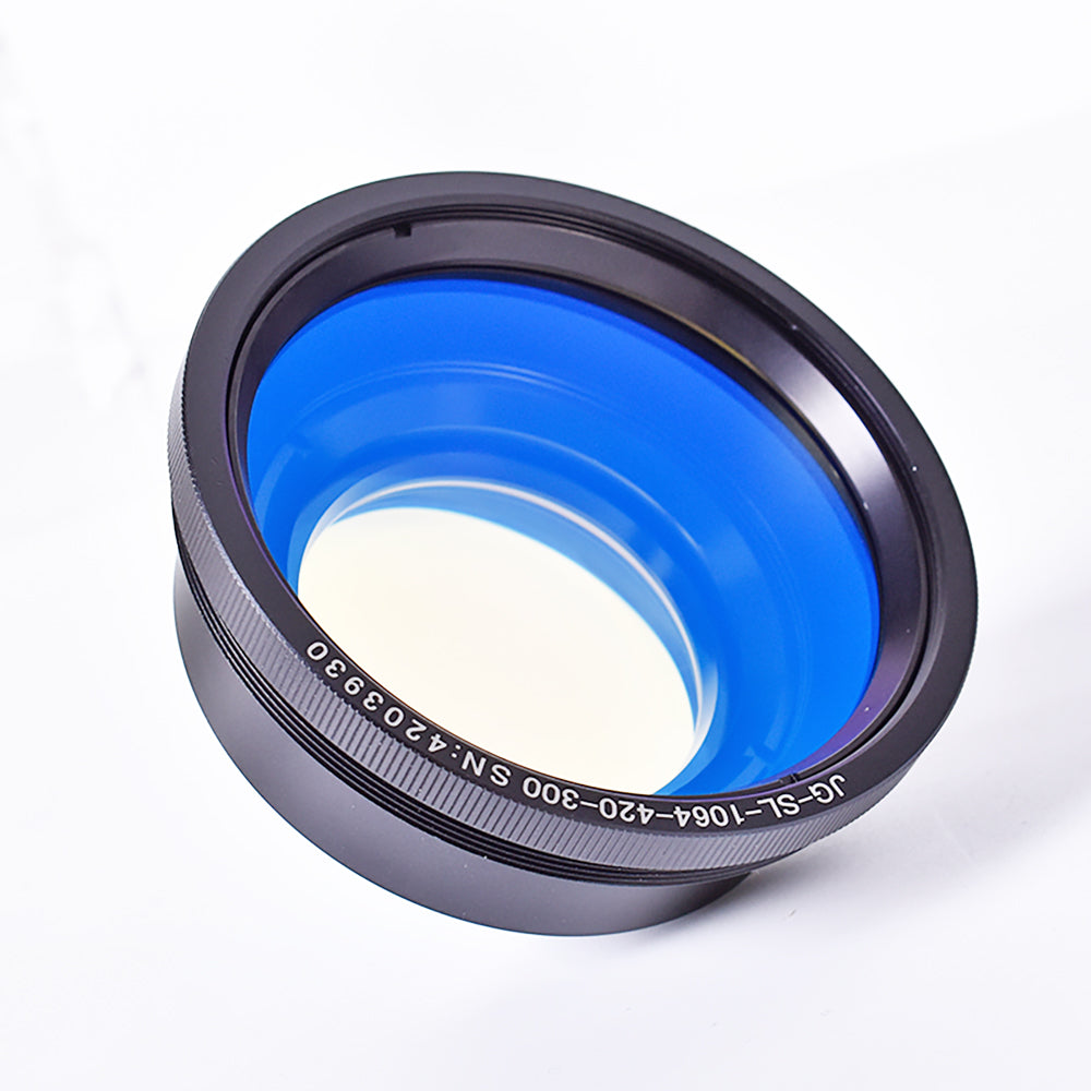 Startnow Lentille de focalisation fibre 1064nm F-thêta, lentille de balayage de champ 110x110 pour marquage YAG, système galvo laser