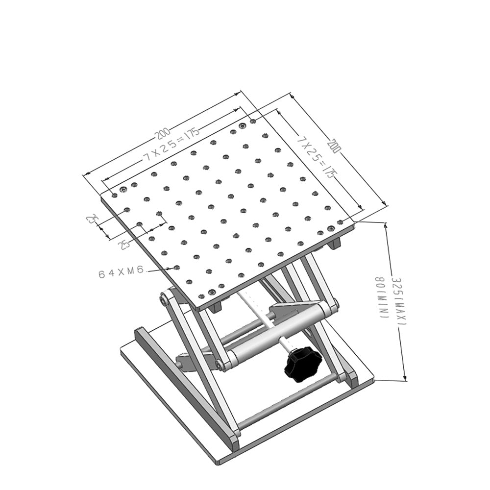 Desktop Lifting Platform Lift Table of Laser Marking Machine Table