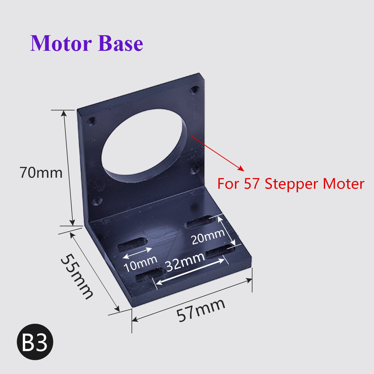 Motor Base For 57 Stepper Motor