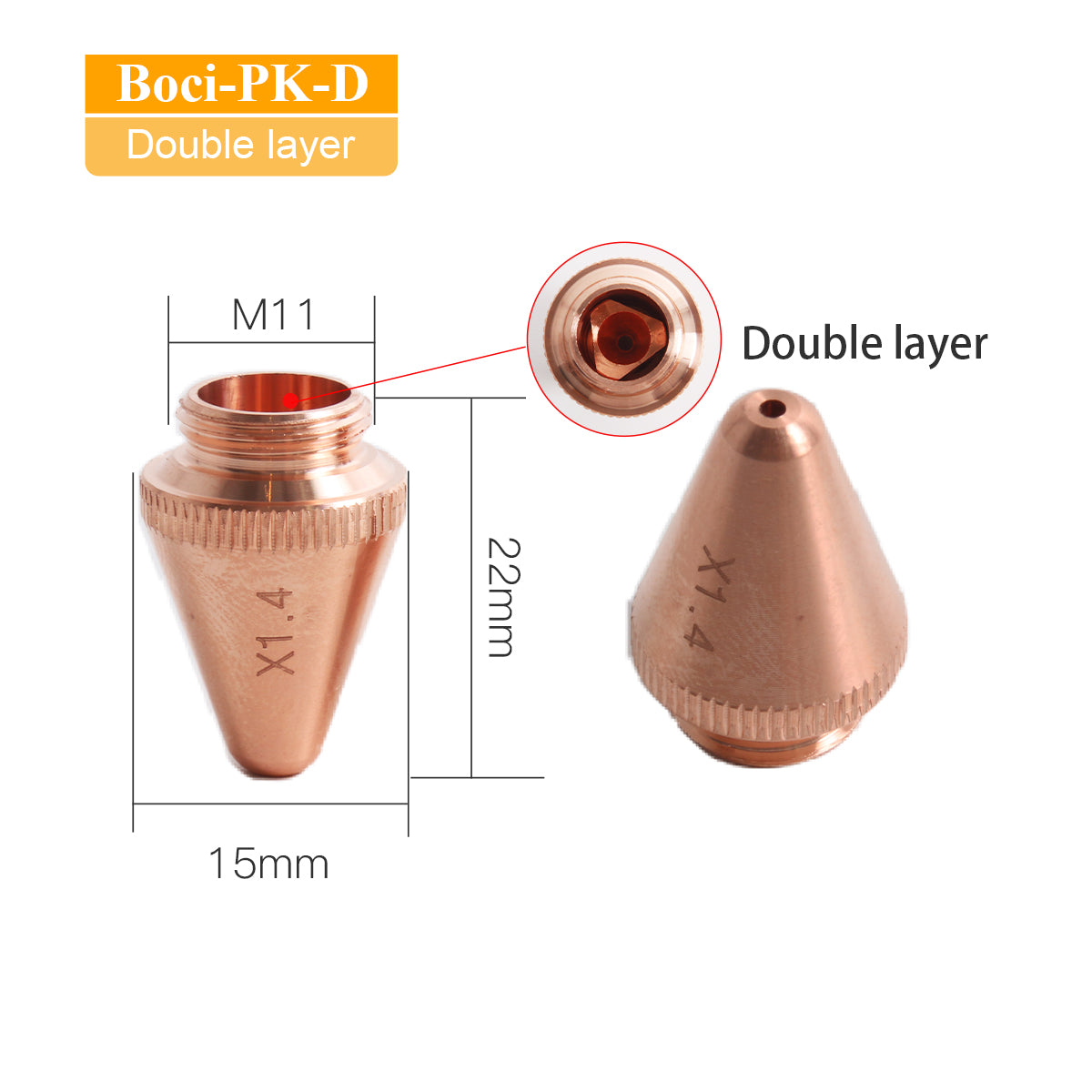Startnow Boci Eğimli 3D Lazer Nozul Boru Kesme Makinesi Nozulları BOCI Kaynak Kafası İçin