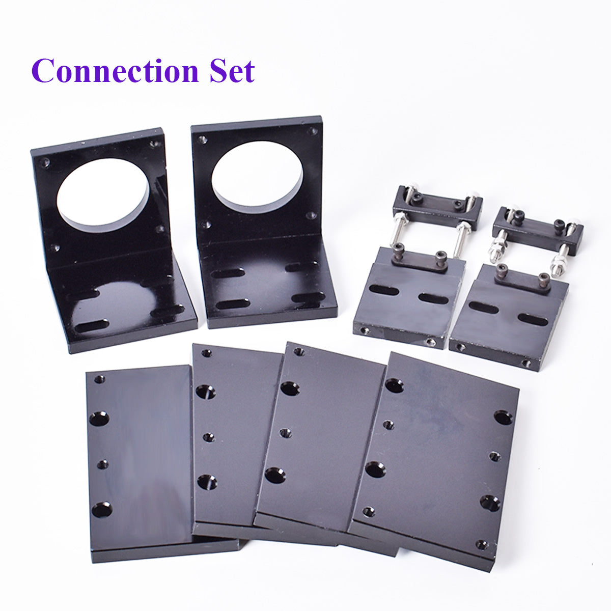 Piastra di collegamento cinghia dentata Startnow, supporto base motore stepper per kit CNC CO2 in metallo.