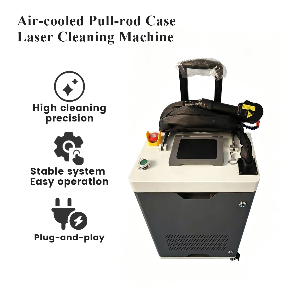 luggage trolley case laser rust removal machine