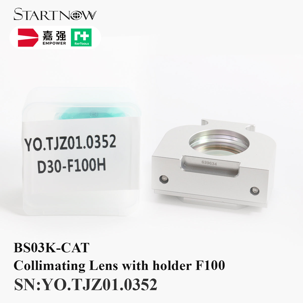 Raytools Original Collimating/Focusing Lens Barrel Assembly BT240S BT210S BM06K BD08K BS12K Laser Cutting Head