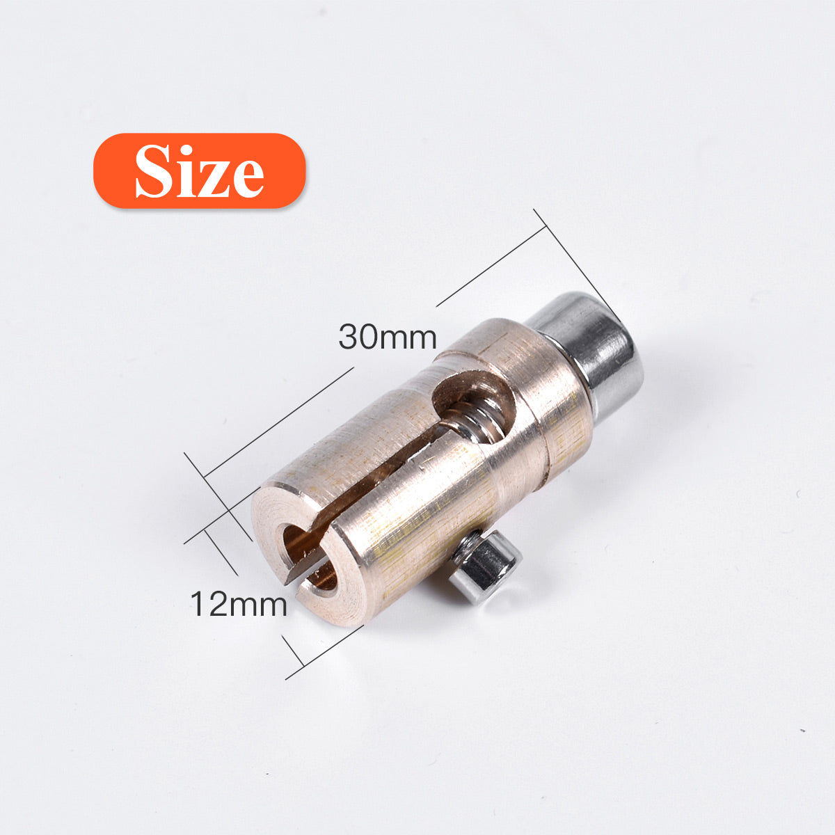 Startnow Лазерни Висококачествени Месингови Съединителни Части Вътрешен Диаметър 5 мм 6 мм Патронник за електрод за YAG Ксенон Криптон Лампа