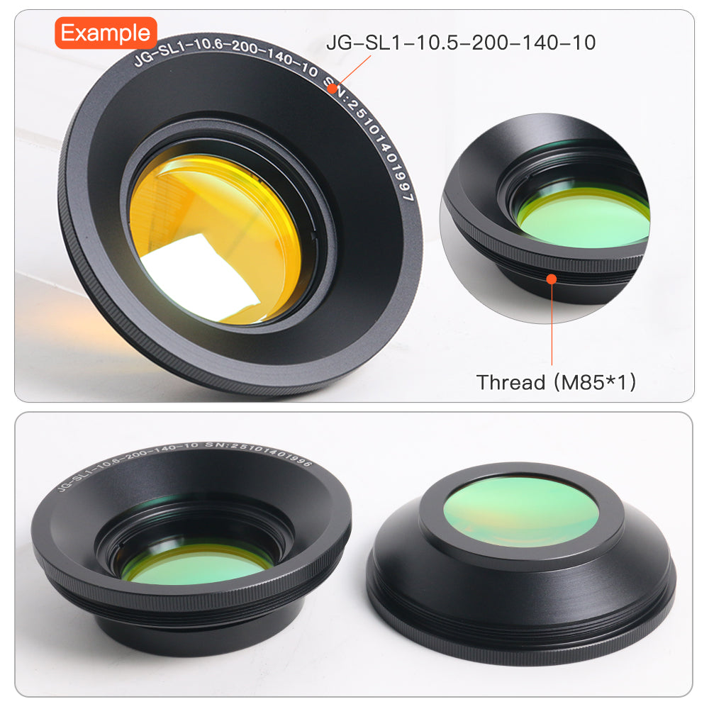 10.6um F-theta Field Scan Lens 300x300 F420mm