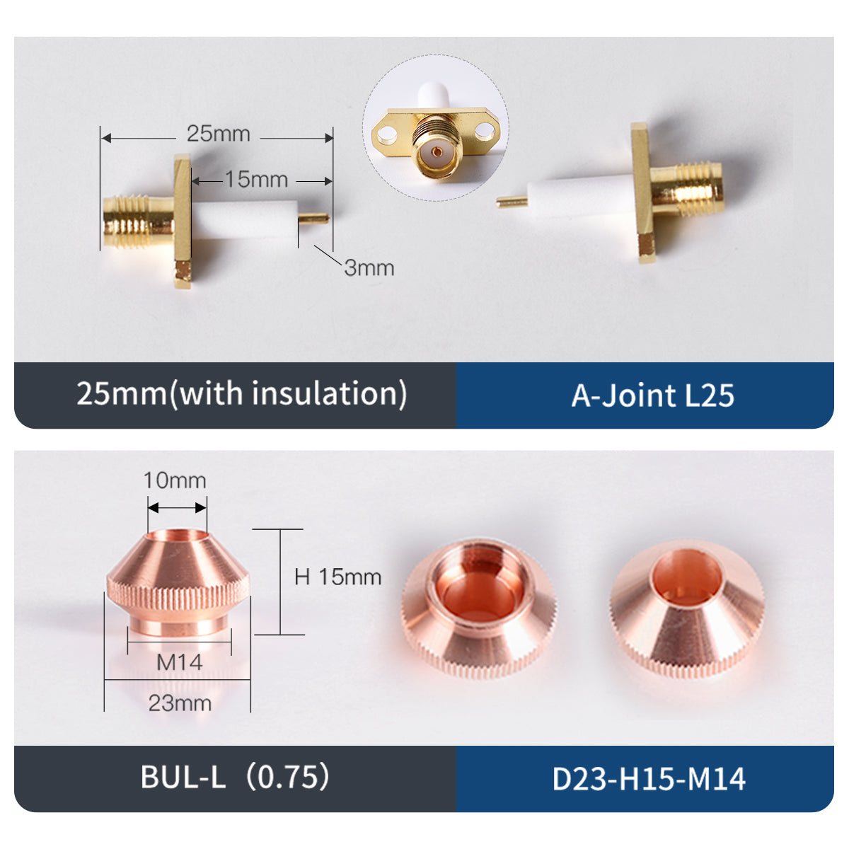Laser Nozzle Lid and Laser cable joint