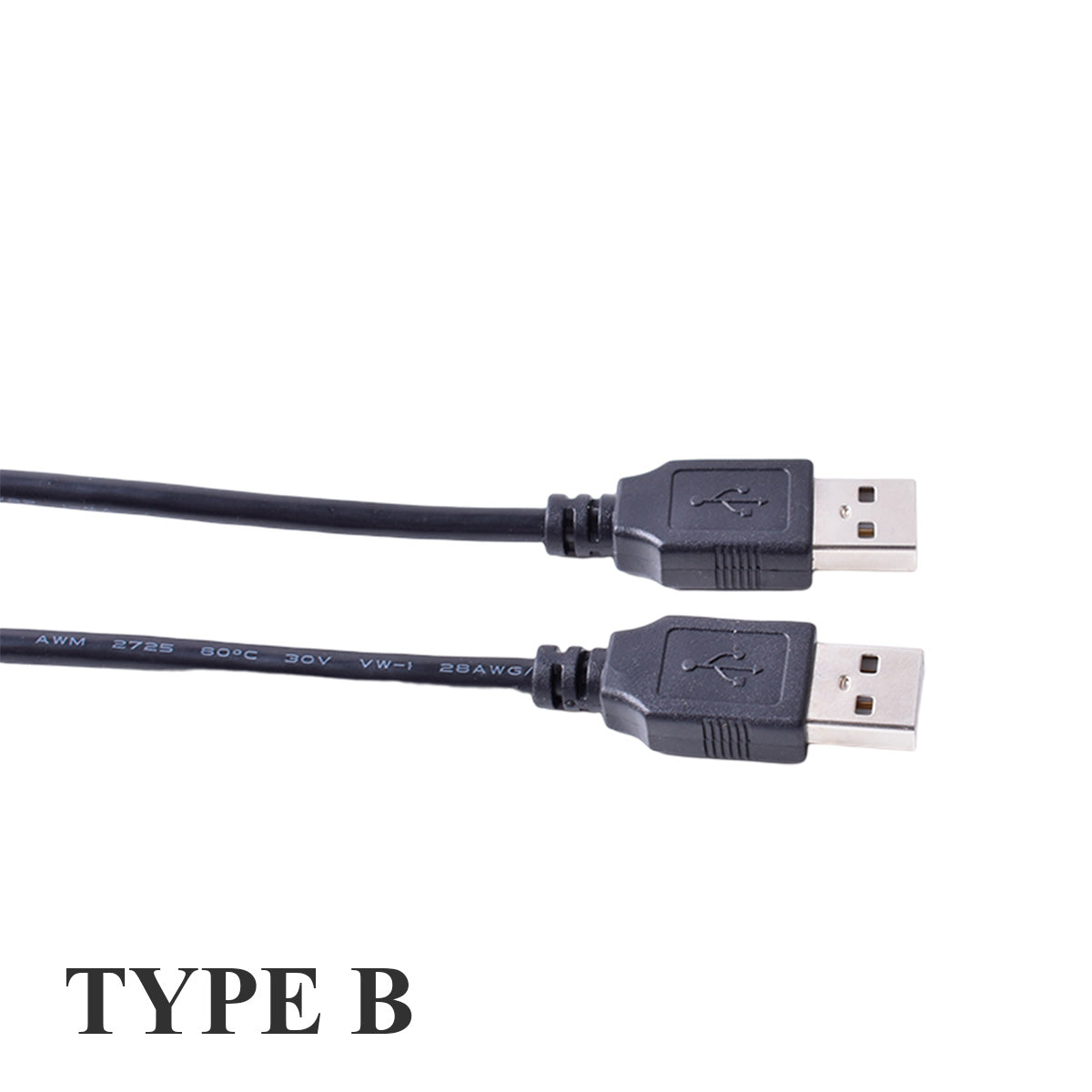 Black USB 2.0 Printer Cable