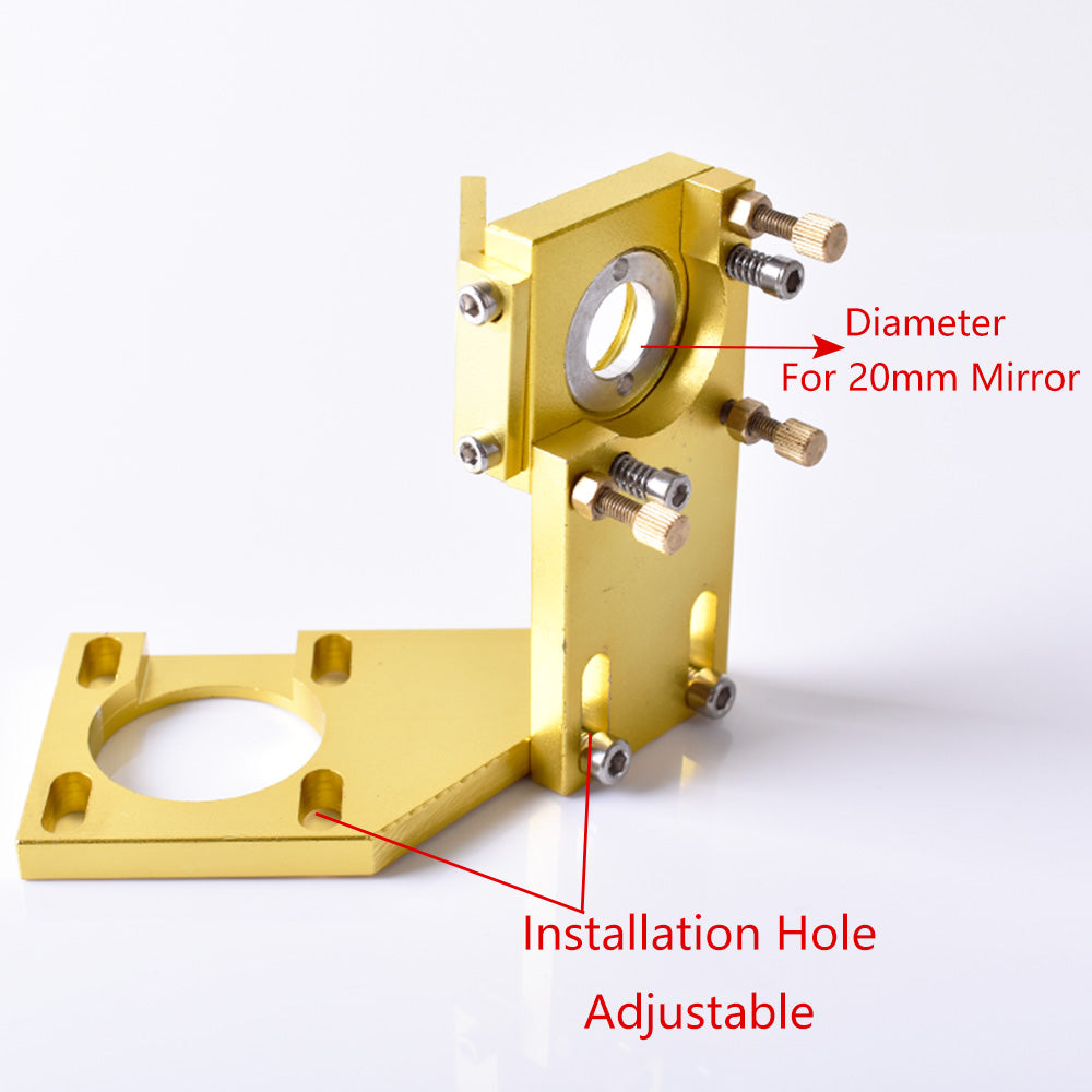 رأس ليزر ثاني أكسيد الكربون من ستارت ناو، عدسة تركيز 12 مم، مرآة 20 مو/سيليكون، آلة 4060 K40