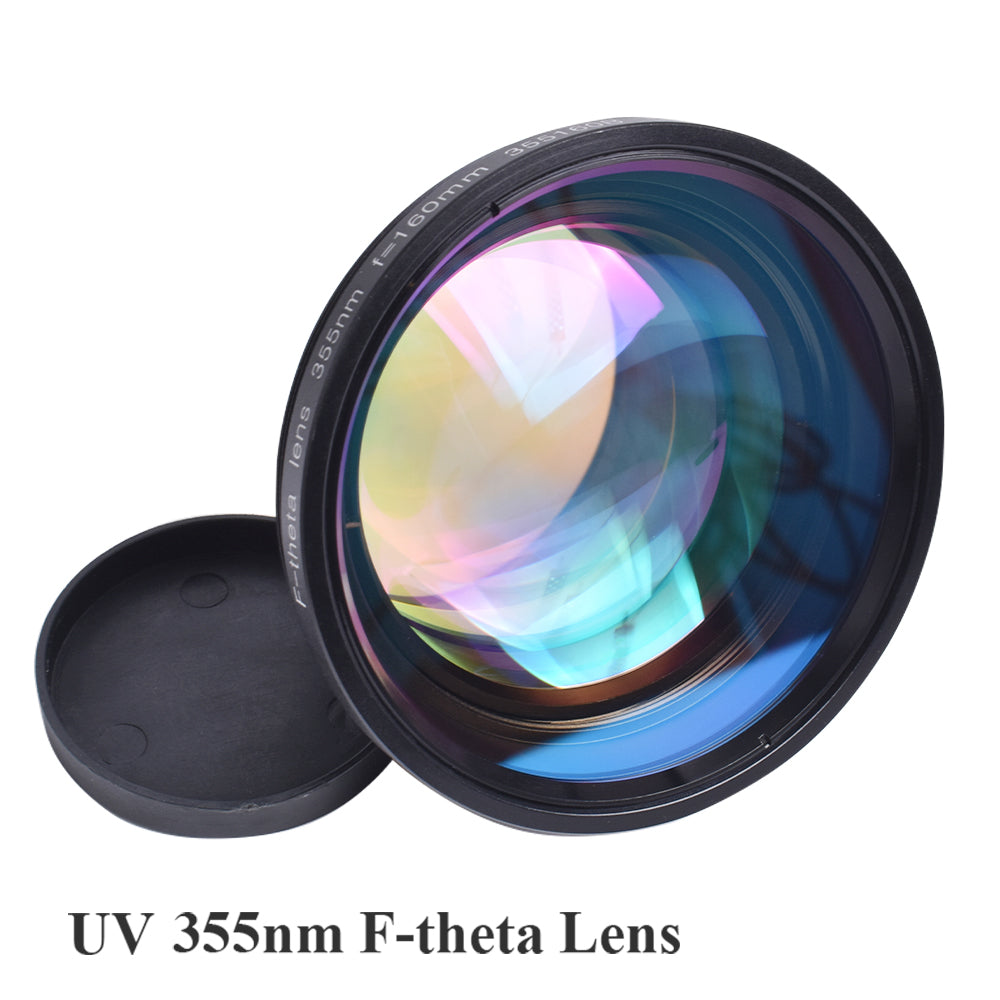 Startnow F-theta Scan Lens 355 UV Laser Field Lens Ingångsplats Dia.12 Lasermarkeringsmaskin Galvo System