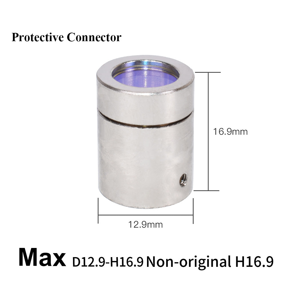 Uitgangsbeschermende connector Lensgroep met lensbeschermkap MAX Raycus QBH laserbron