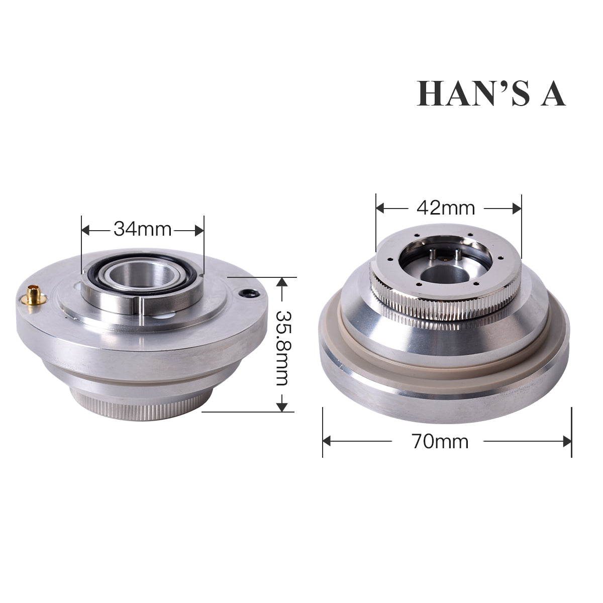 Startnow Hans Laser Düsensensoranslutning Keramikhållare Del För HANS Fiberlaserskärare