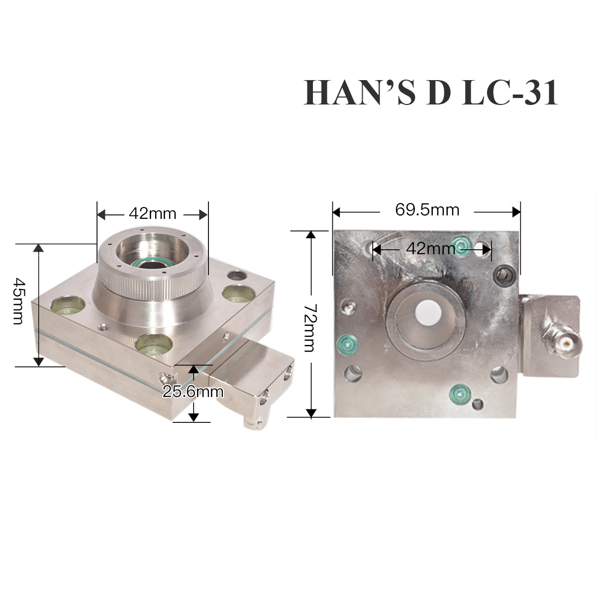 Startnow Hans Laser Düsensensoranslutning Keramikhållare Del För HANS Fiberlaserskärare