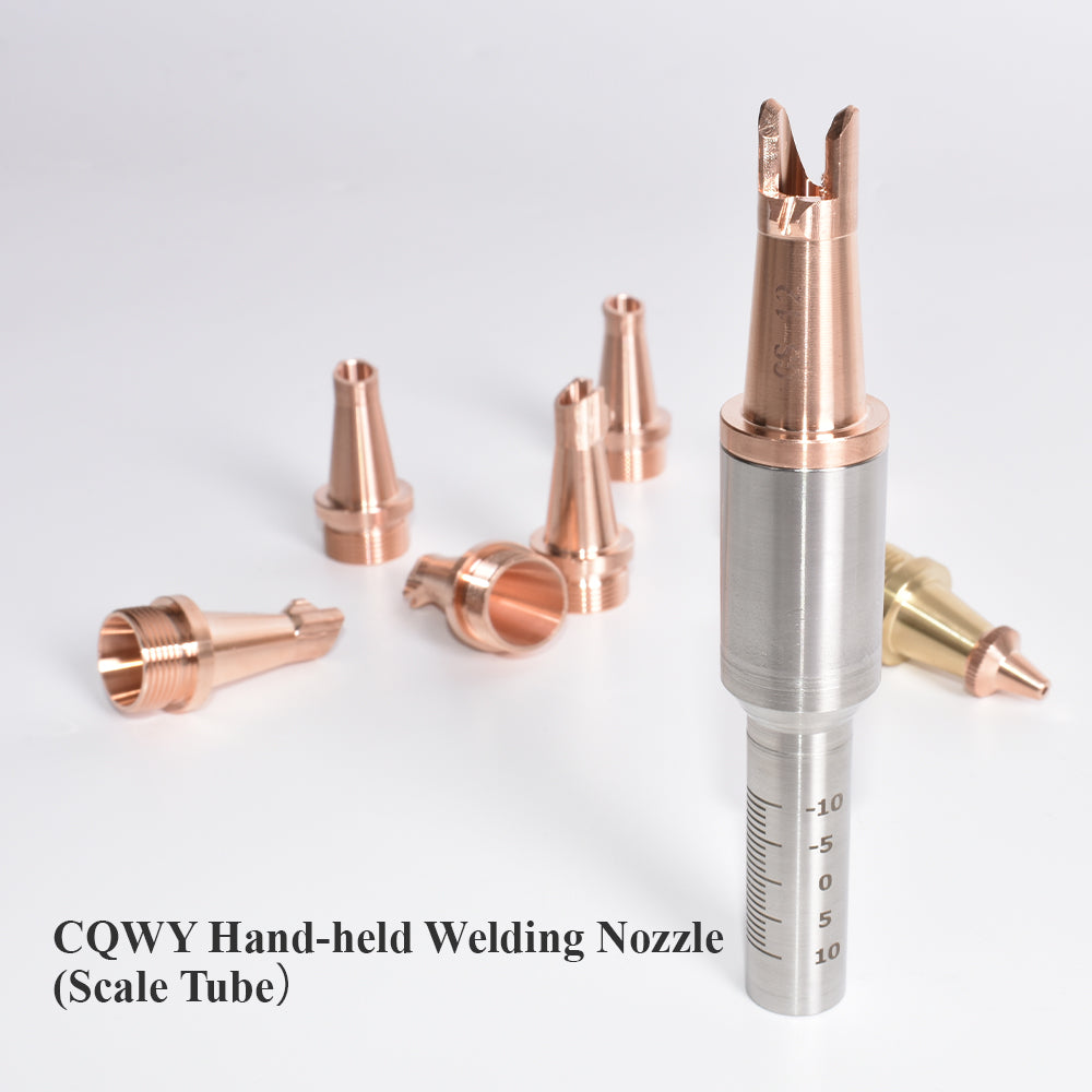 Laser Welder Nozzle Tip Kit Copper Nozzles with Scale Tube