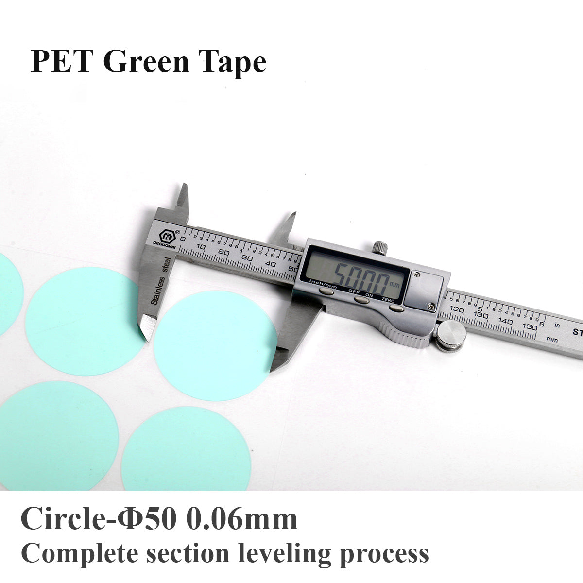 Startnow Green Polyester PET Tape Industrial High Temp Polyester Tape Electroplating Masking Tape Green PET Acid Alkali Resistant Powder Coating High Temperature Adhesive Tape
