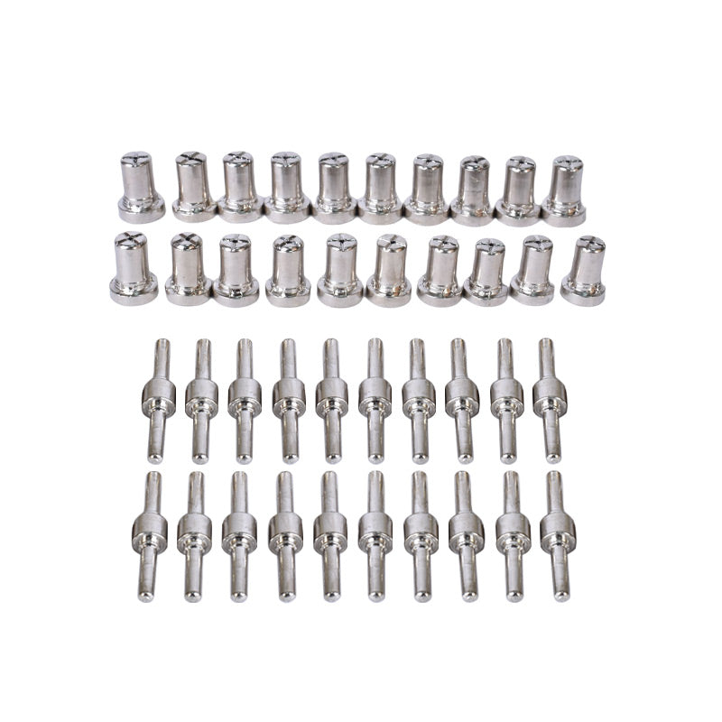 Startnow 40 pezzi PT31 torcia al plasma rullo ugelli arco pilota kit elettrodi LG-40 macchina per saldatura CUT40 312