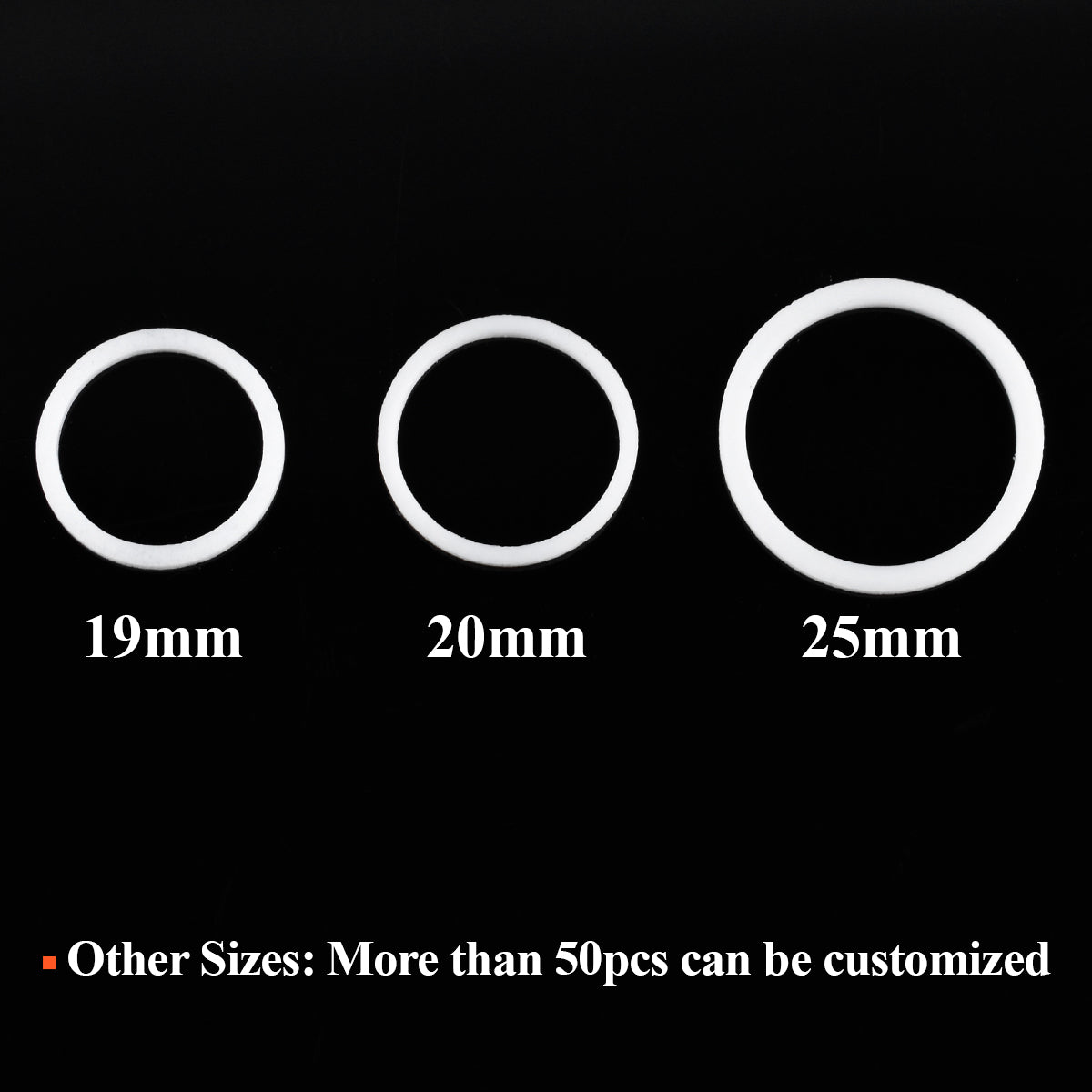 Focus Lens PTFE Washer Can be Customized