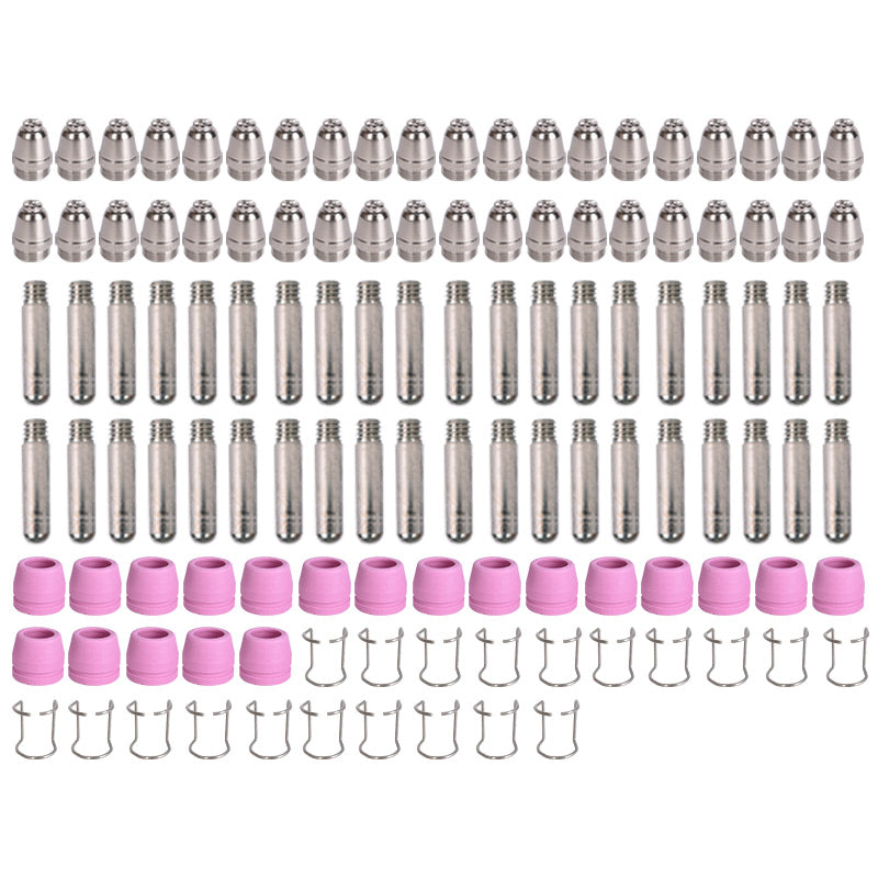 Startnow Ugelli per Saldatura Plasma AG60 – Kit da 100 Pezzi di Materiali di Consumo per Torcia SG55 WSD60 con Funzione Arco Pilota per Taglierina Portatile