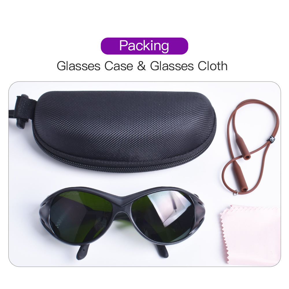 Safety Glasses black/Bule