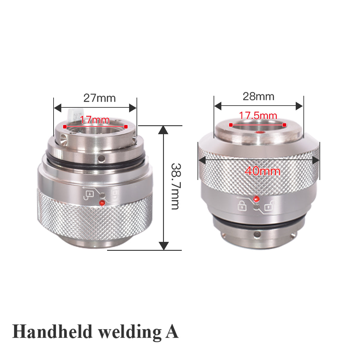 handheldnwelding head qbh connector
