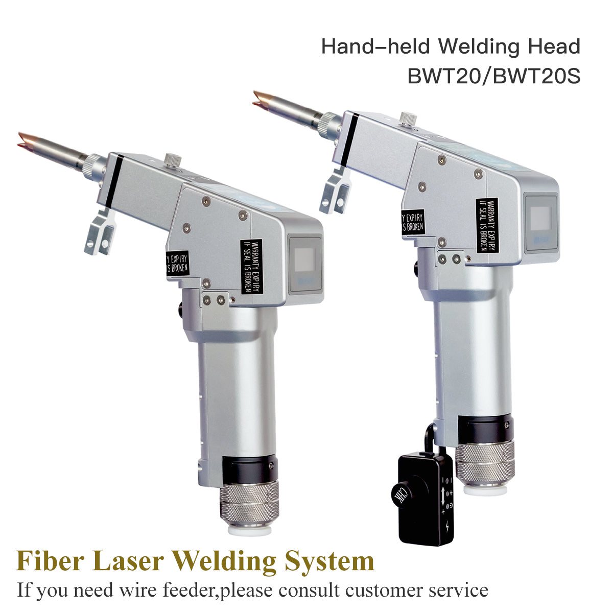 Laser Welding Spare Parts Qilin BWT20 BWT20S Fiber Laser Welding Gun for Stainless Steel Carbon Steel