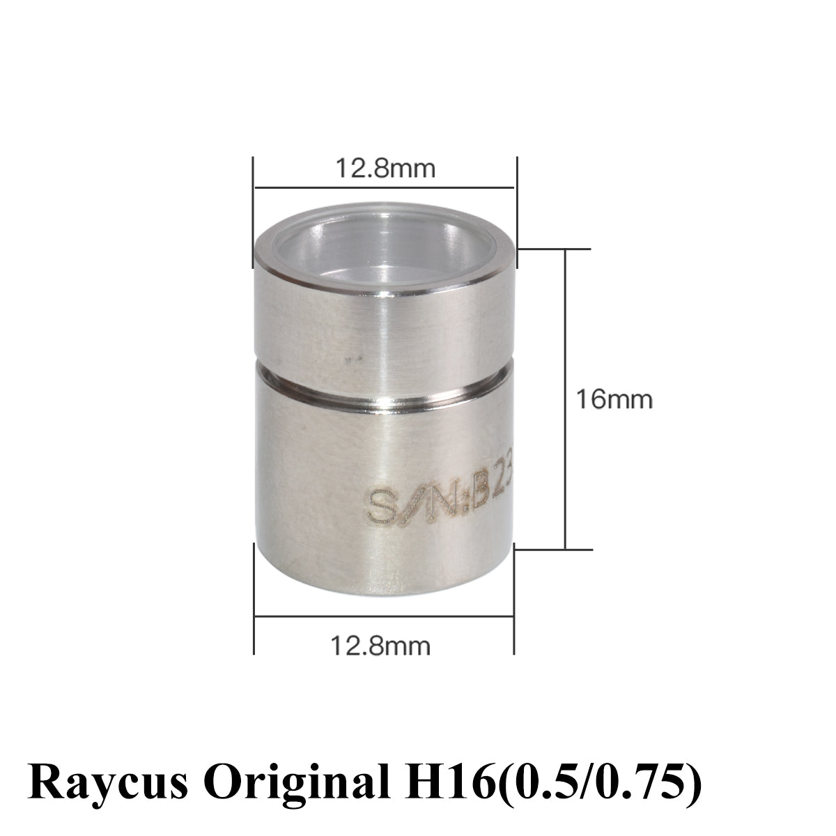 D12.8mm H16mm(0.5/0.75)OBH Optical cable connector Protective lens