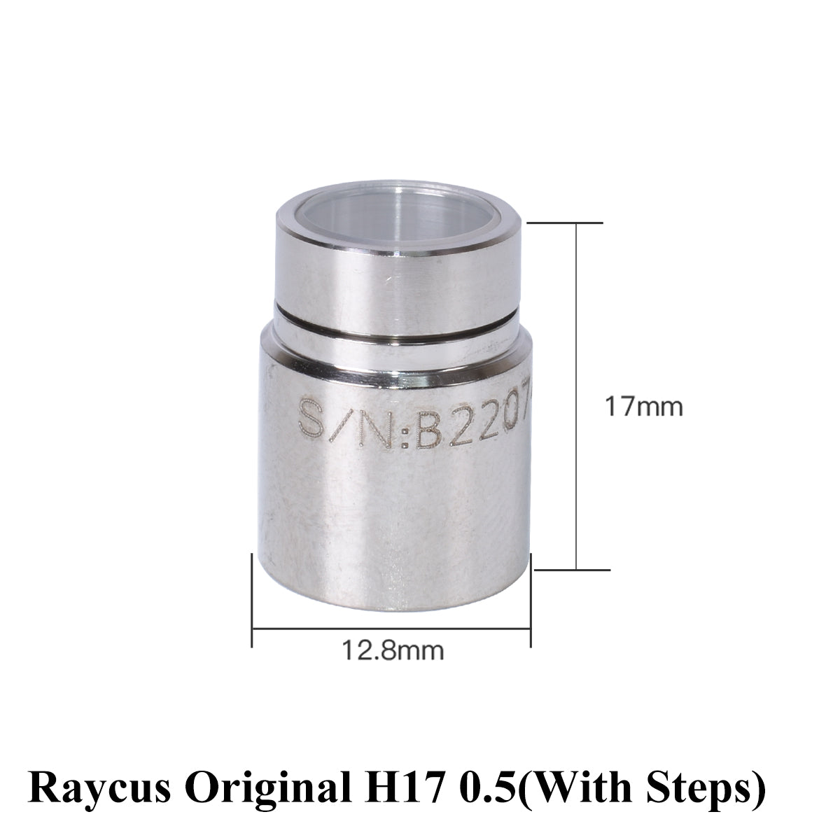 Raycus Original H17mm Pitch 0.5 QBH Laser Source Protective Windows