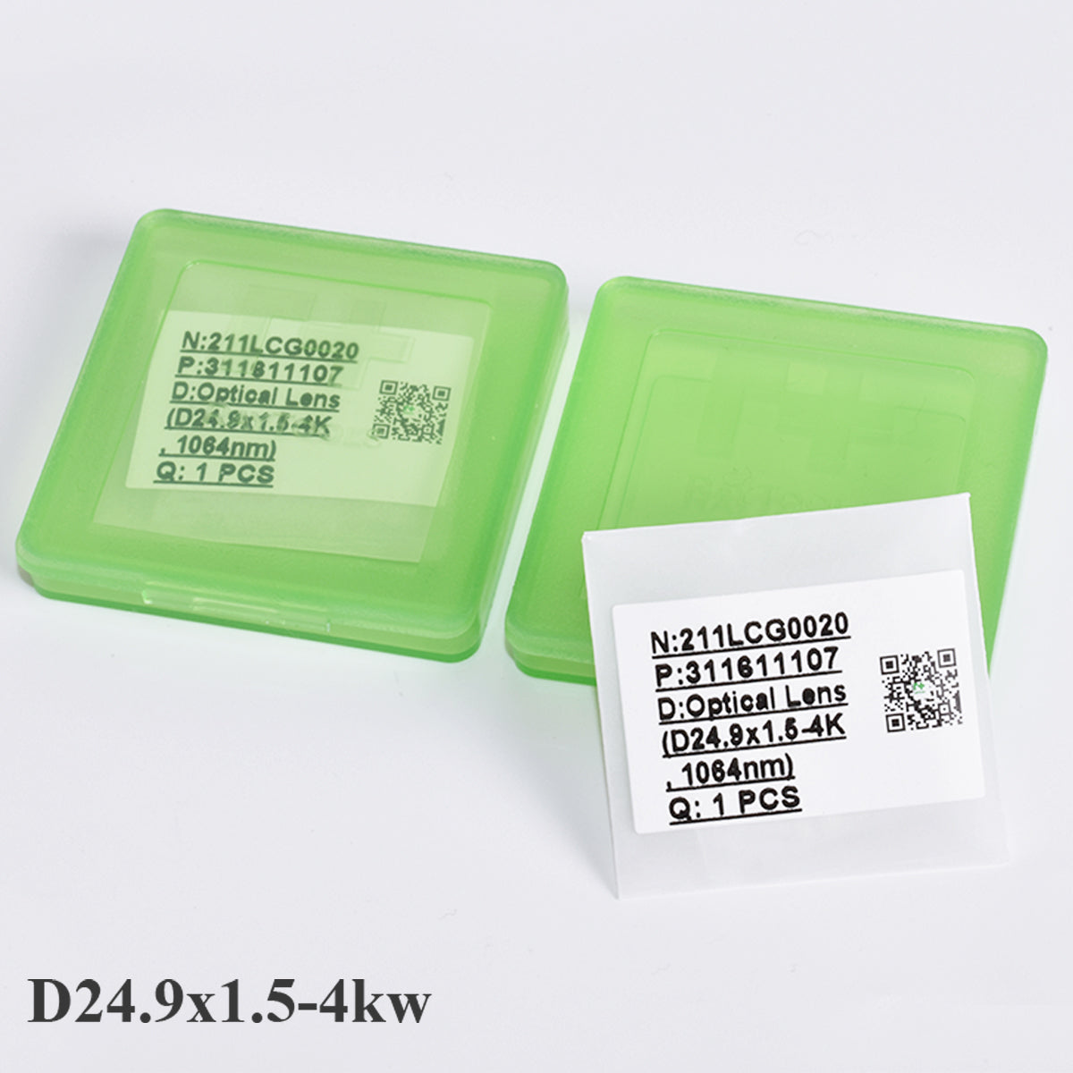 211LcG0020 Raytools Original Protective Windows 24.9x1.5mm