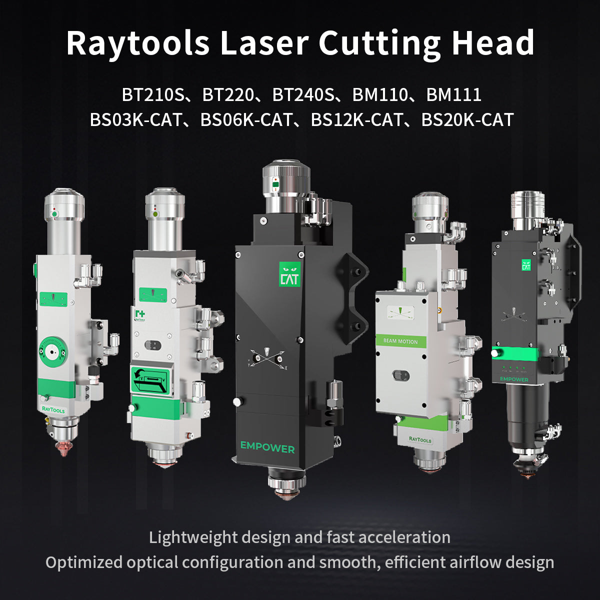 Raytools Auto Focusing Metal Laser Cutting Head BM110 BT210S BT220 BT240S BM111