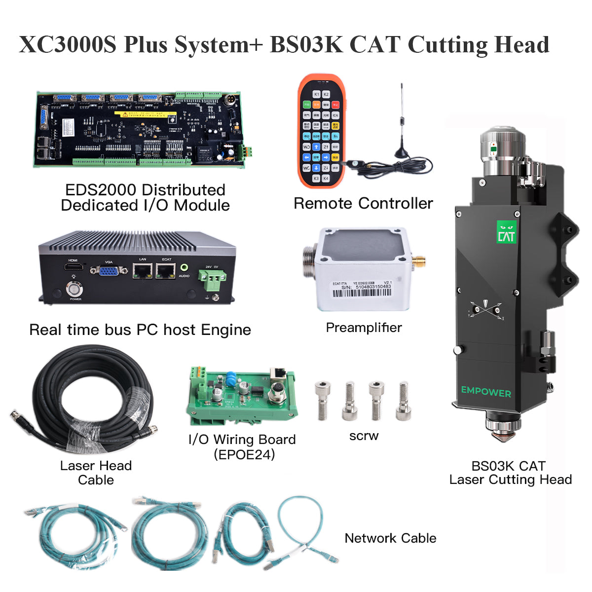 Startnow Raytools BS06K BM110 BT220 vláknová laserová řezací hlava s odpovídacím systémem XC3000S XC6000 pro laserový řezací stroj