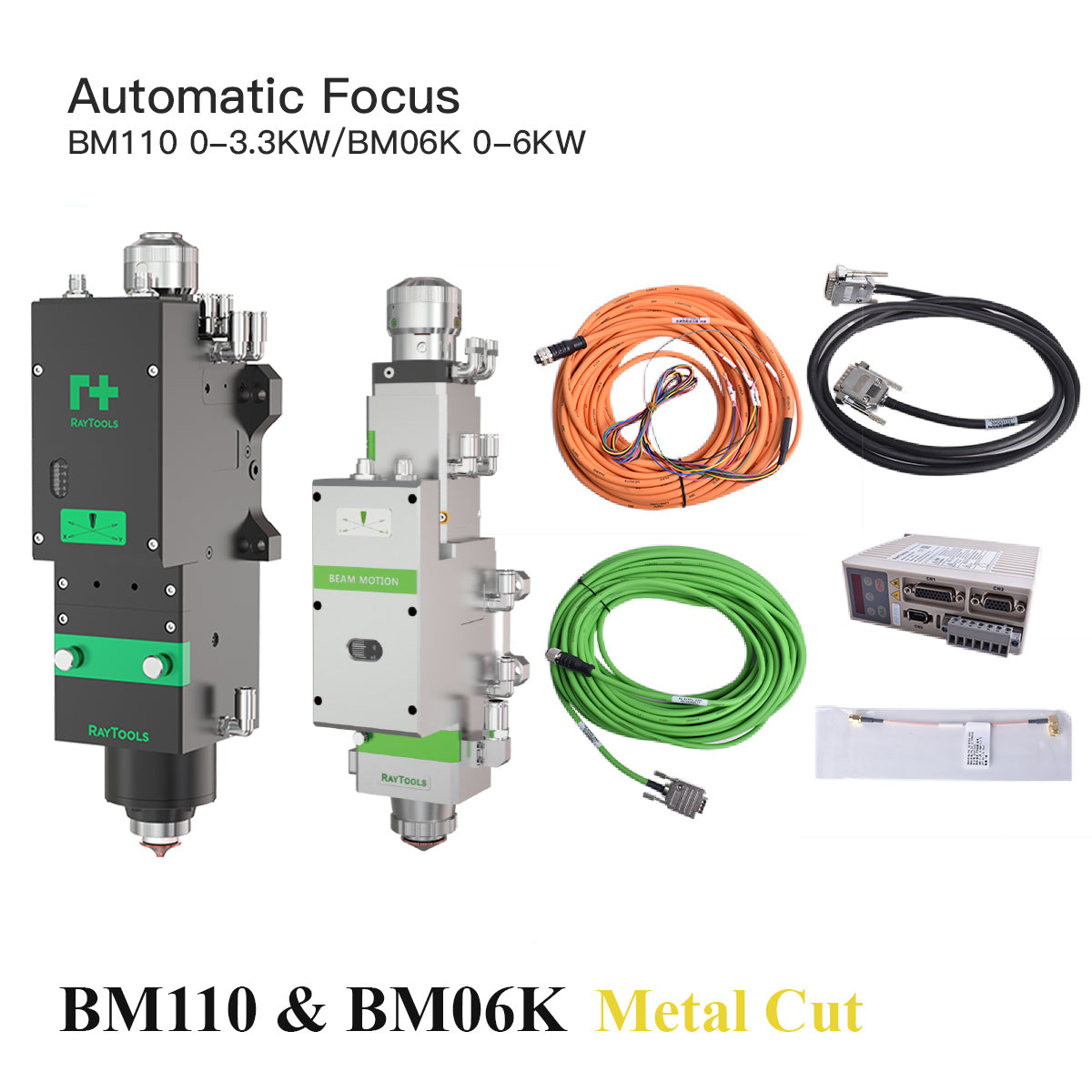 Raytools Auto Focusing Metal Laser Cutting Head BM110 BT210S BT220 BT240S BM111
