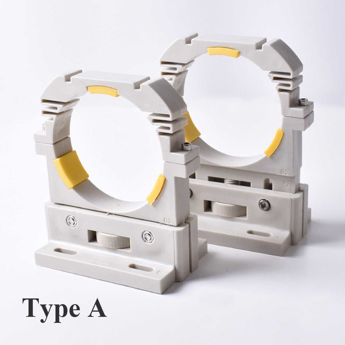 Soporte de tubo láser Reci D80mm, base de montaje, soporte de plástico, grabador láser CO2