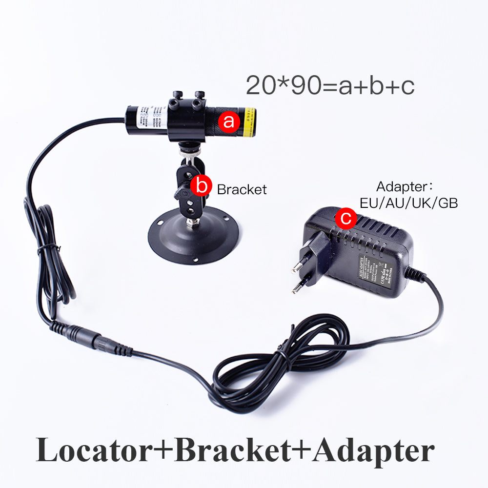 660nm 100mw Red laser Cross Locator