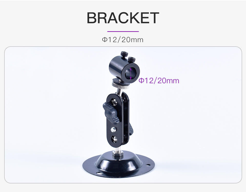 DOT 레이저 로케이터 세트 12*31 홀더 전원 어댑터 포함 레이저 적색광 위치 조정 가능 적외선 빔