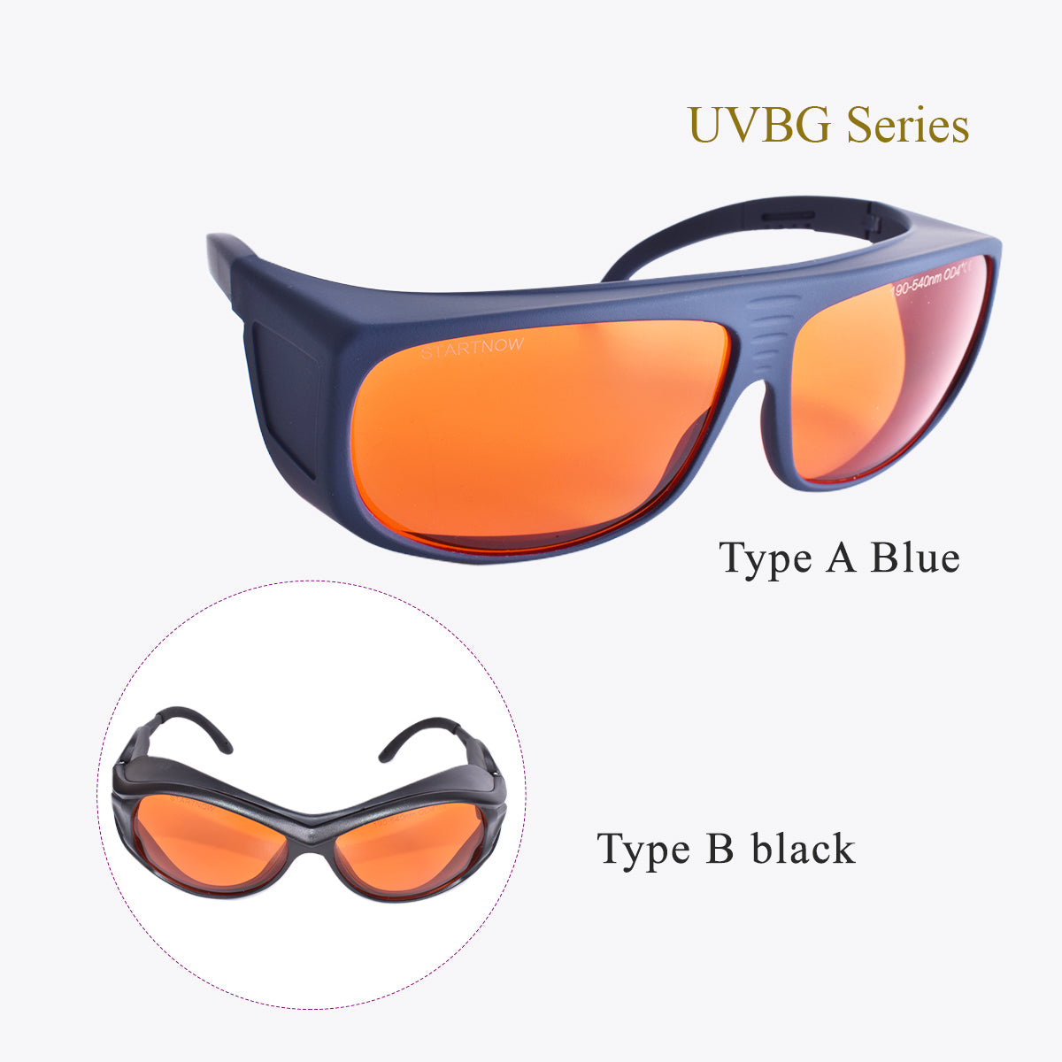 Certified Laser Safety Glasses