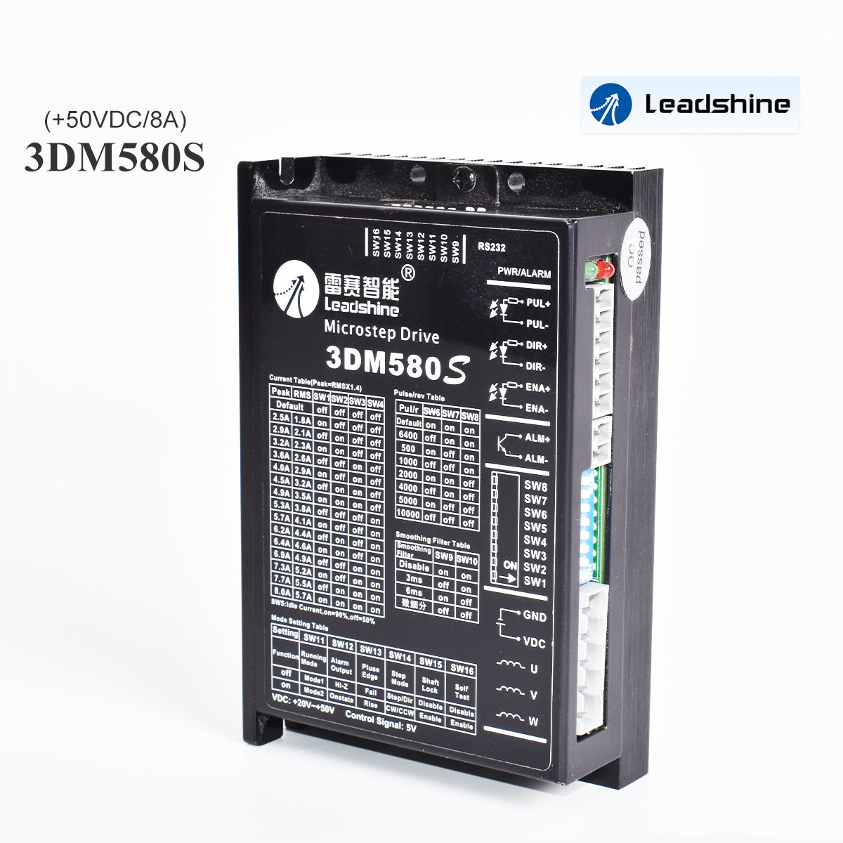3DM580 Digital Two-Phase Stepper Driver