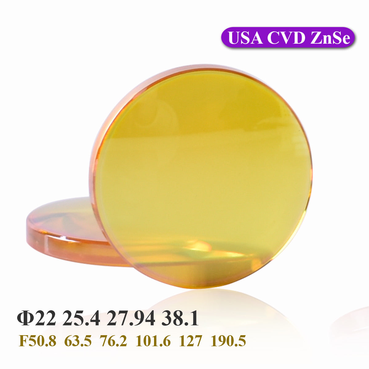 co2 laser lens cvd znse focus lens