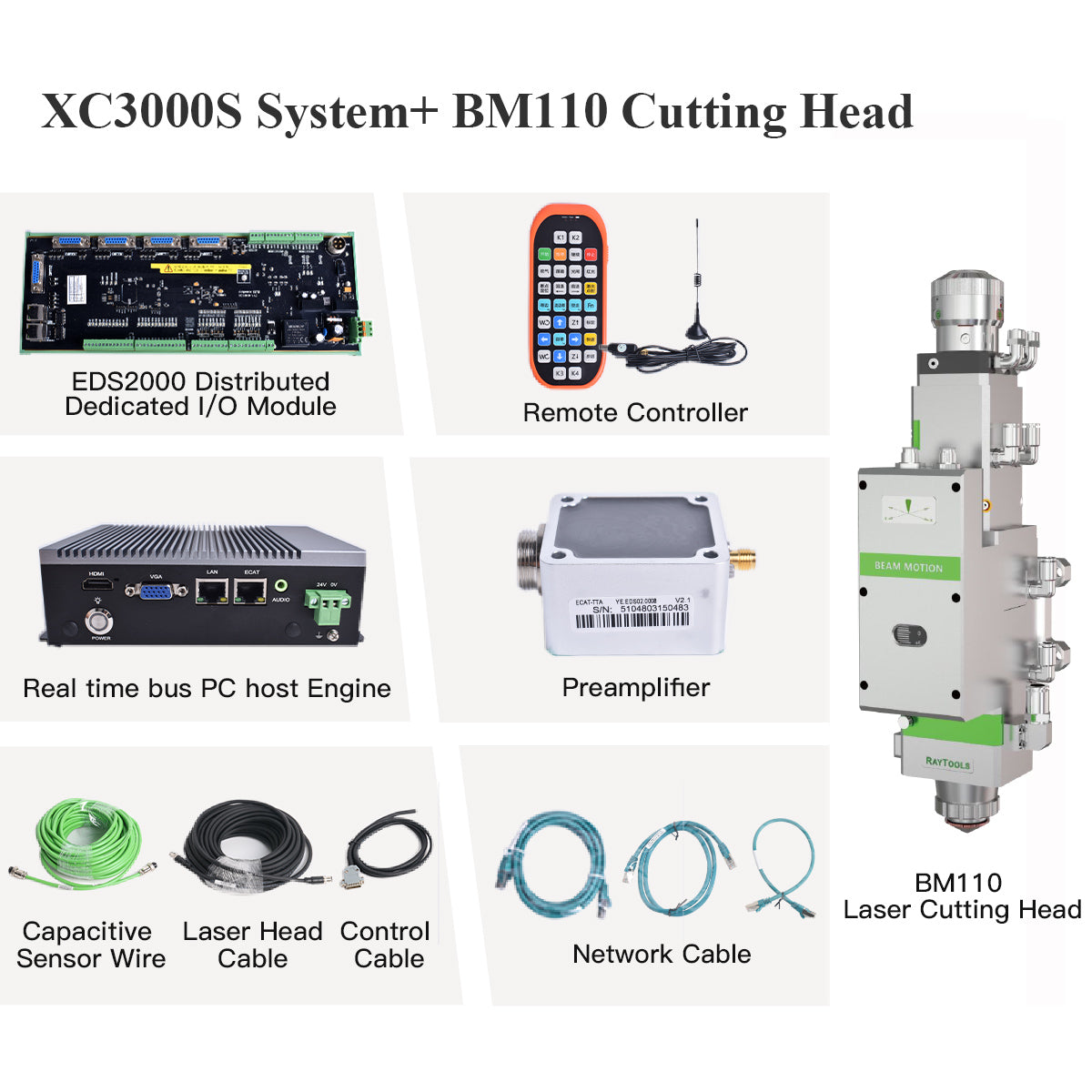 Raytools Auto Focusing Metal Laser Cutting Head BM110 BT210S BT220 BT240S BM111