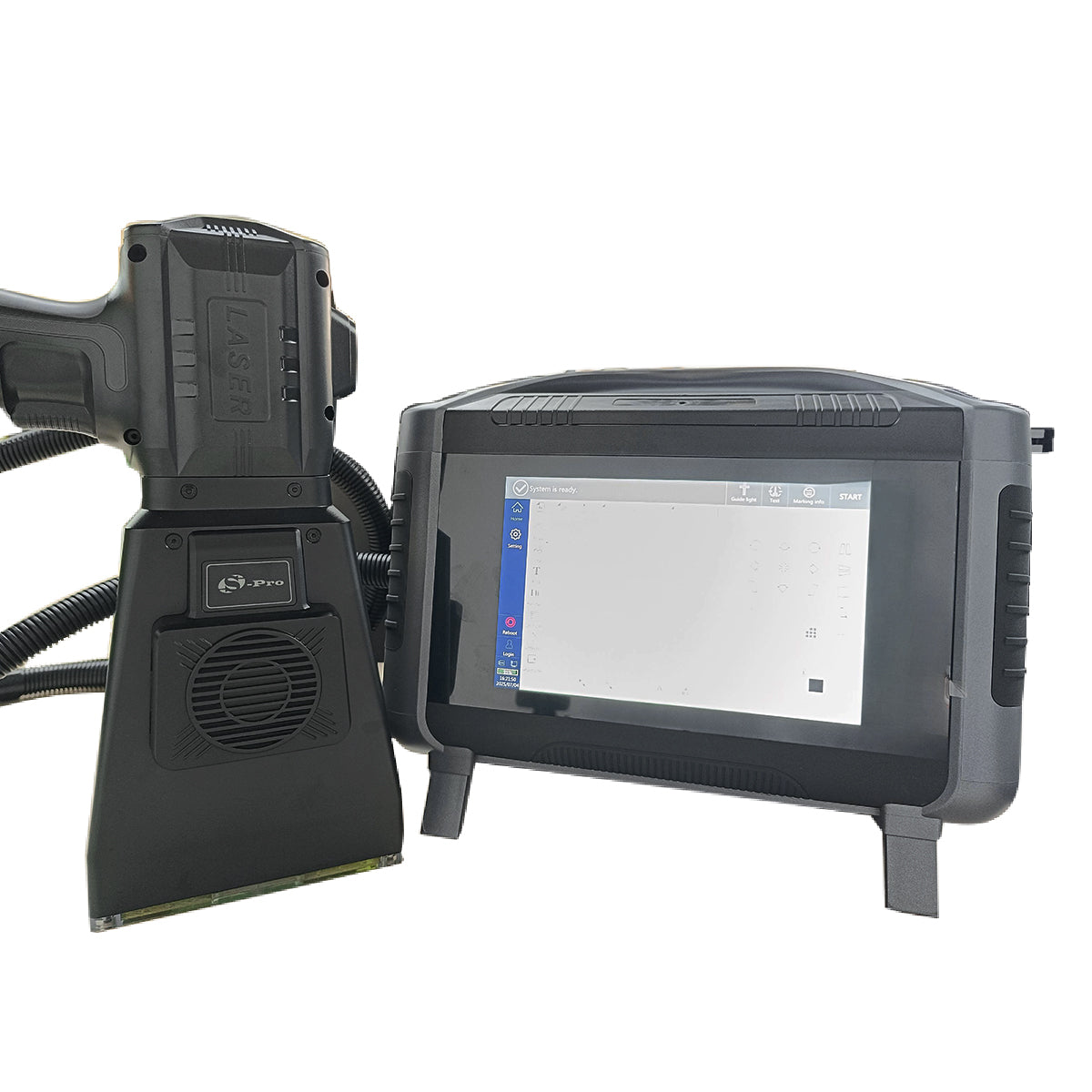 Startnow Handheld 1064nm Fiber Laser Marking Machine with Shie