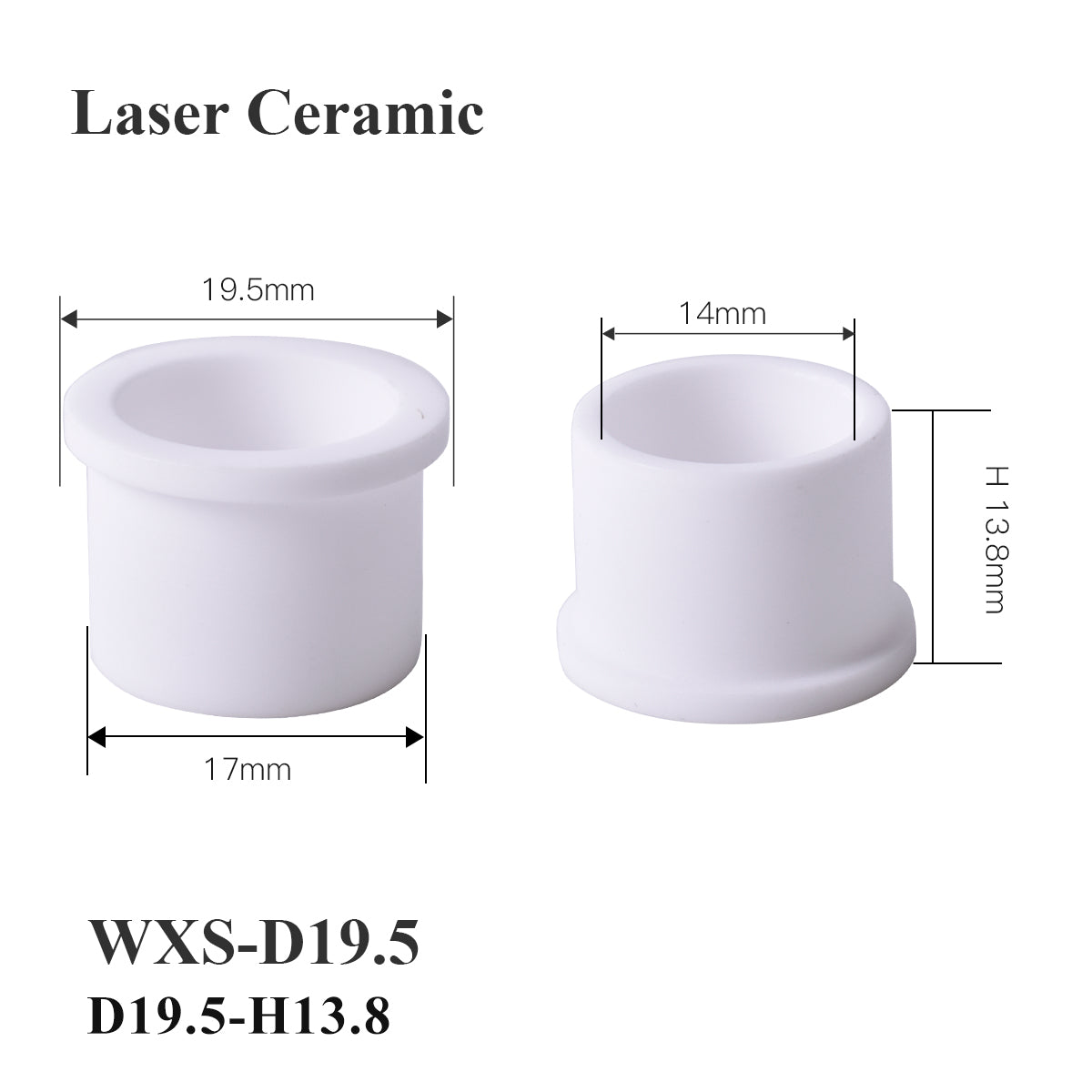 Startnow ND18 Düsenhalter WTC08 Laser-Keramikring O.D. 31 mm WSX WTC04 Sensor