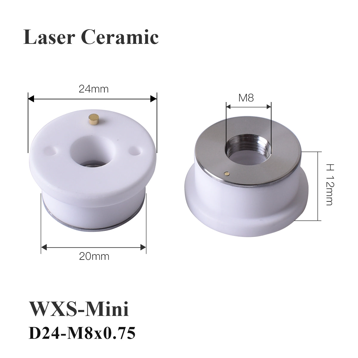 Startnow ND18 Düsenhalter WTC08 Laser-Keramikring O.D. 31 mm WSX WTC04 Sensor