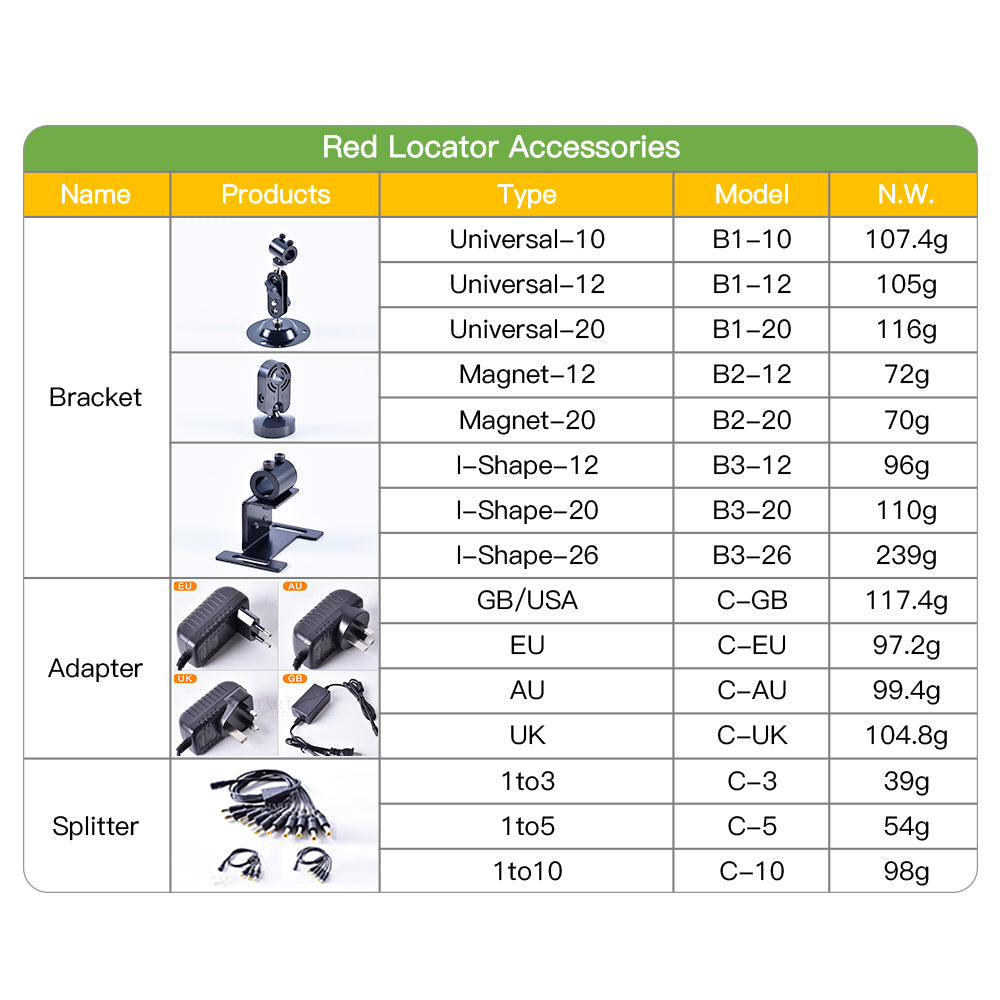 Adjustable Laser Holder/Clamp/Mount/Support Base for laser Module Pointer