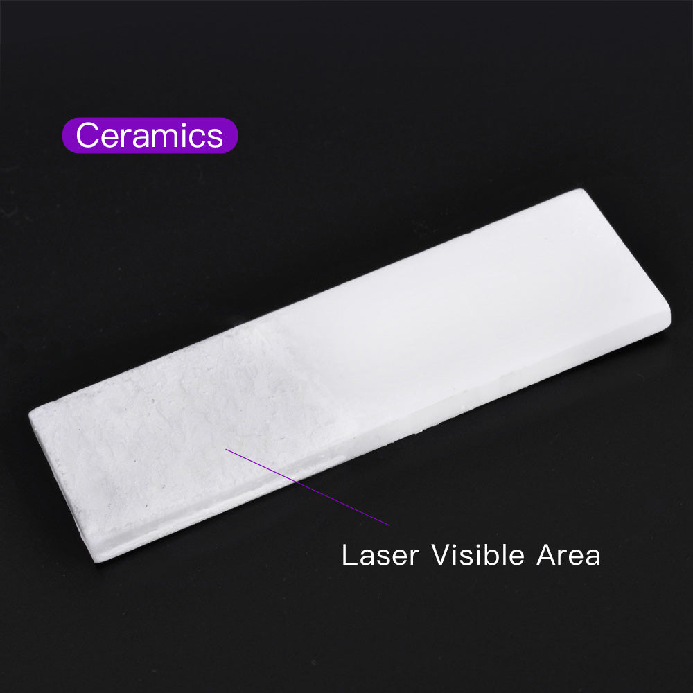 IR Detection Alignment Card Laser Marking Test Paper Calibrator Ceramic Plate 180x180mm Double-sided Laser Dimming Photo Paper