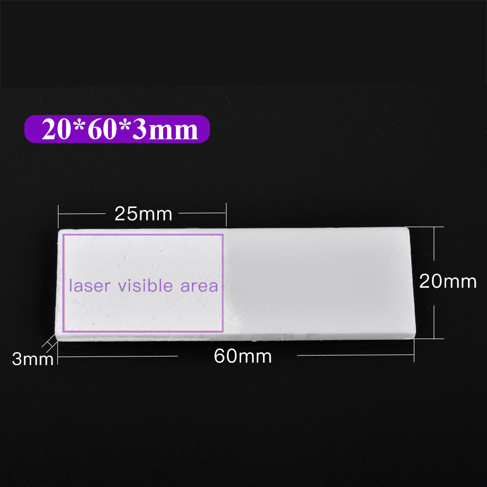 IR Detection Alignment Card Laser Marking Test Paper Calibrator Ceramic Plate 180x180mm Double-sided Laser Dimming Photo Paper