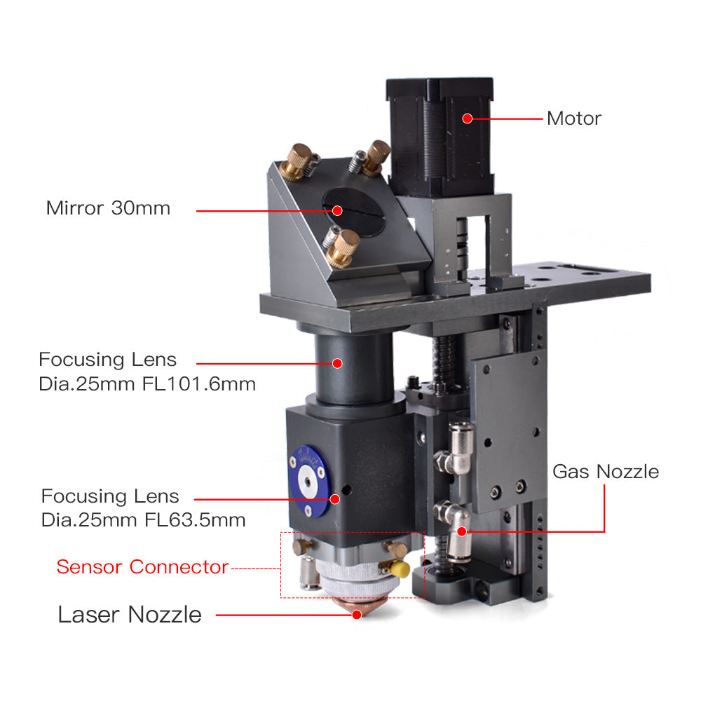 آلة قطع مختلطة برأس ليزر ثاني أكسيد الكربون من ستارت ناو، 150-500 واط، للمعادن واللافلزات