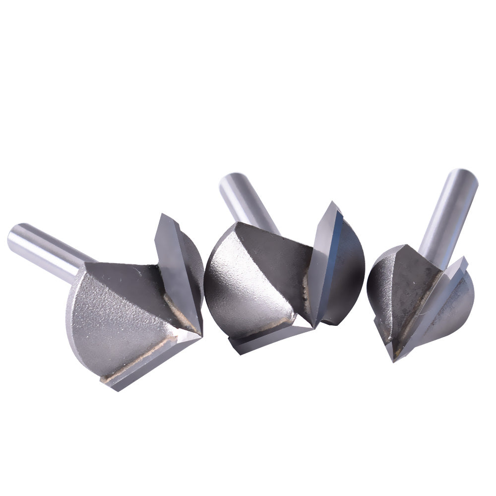 Startnow 5 st fräsar 60 90 120 grader akryl PVC MDF hårdträ CNC-verktyg router gravyrbits ändfräsar 3D-fräsbitar