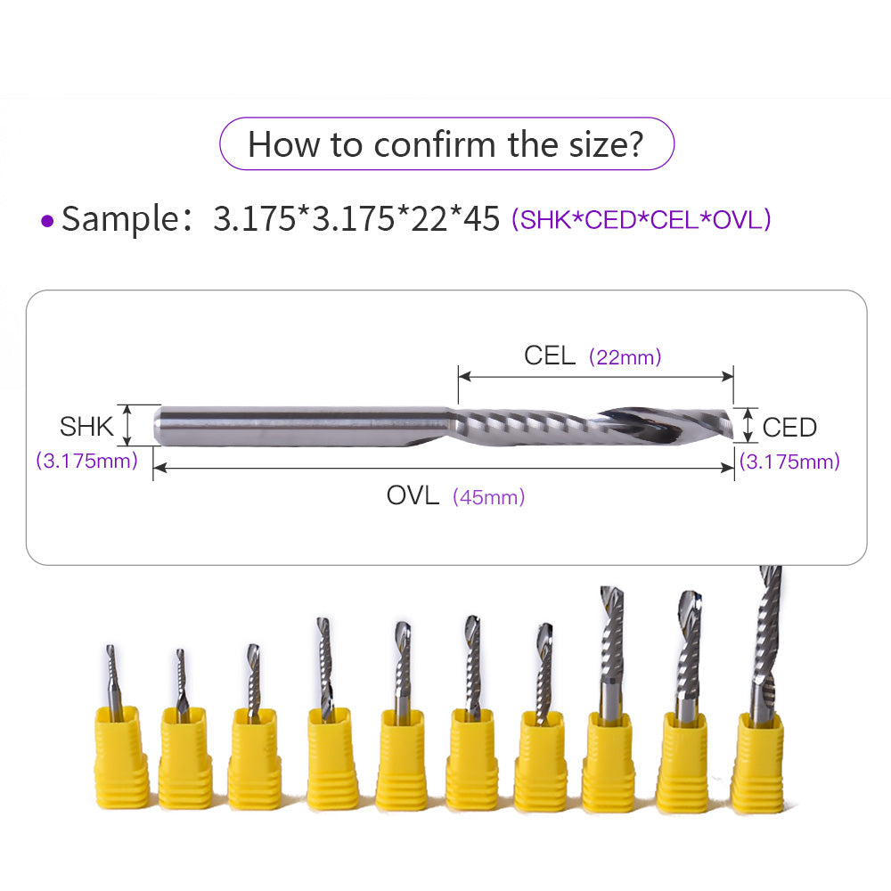 Plastic Cut Milling Cutters