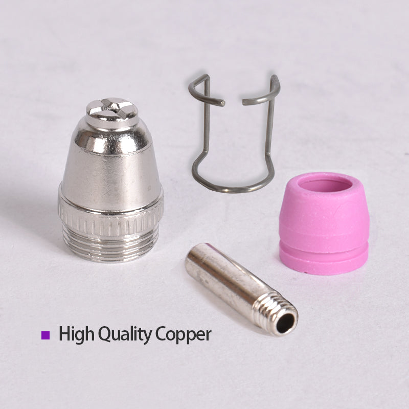 Startnow AG60 Plasma Welding Nozzle 100PCS Consumables SG55 WSD60 Torch with Pilot Arc Function Handheld Cutter kit