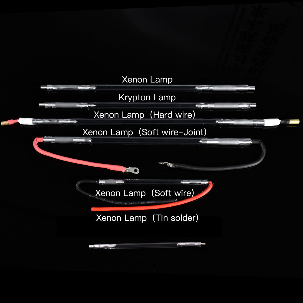 Лазерна машина ксенонова лампа Nd:YAG лазерна импулсна тръба ксенонова късодъгова лампа лазерна светкавична лампа крушка за YAG лазерна машина за рязане